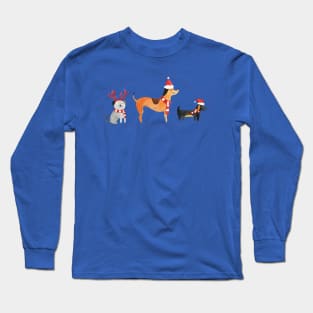 Christmas dogs Long Sleeve T-Shirt